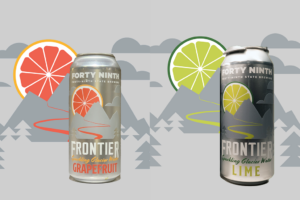 Frontier Soda, Glacier Water, Lime, Grapefruit